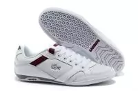 lacoste platinum sneakers homme collection x foot locker 2233 rouge blanc